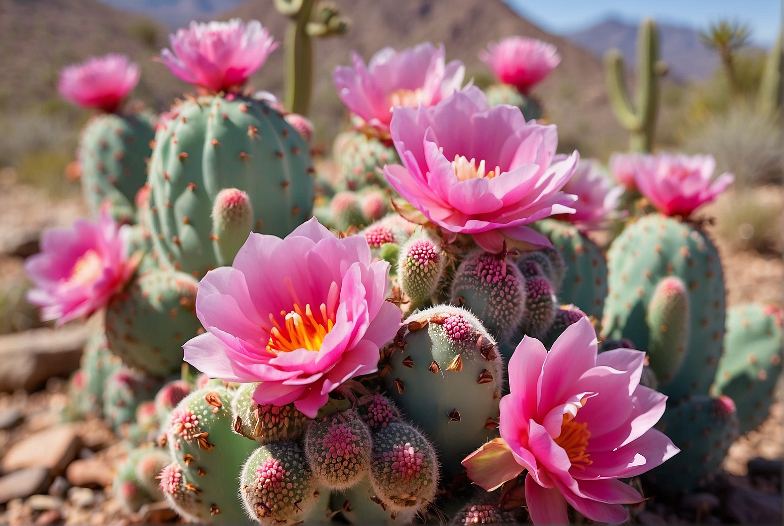 The Blooming Season of Peyote Cactus
