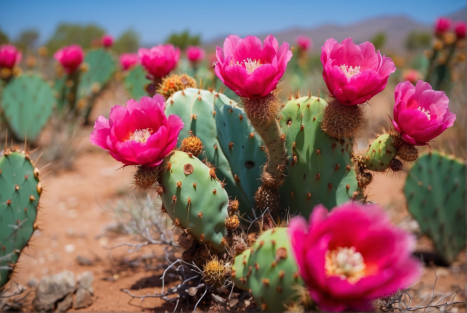 The Growth Rate of Prickly Pear Cactus