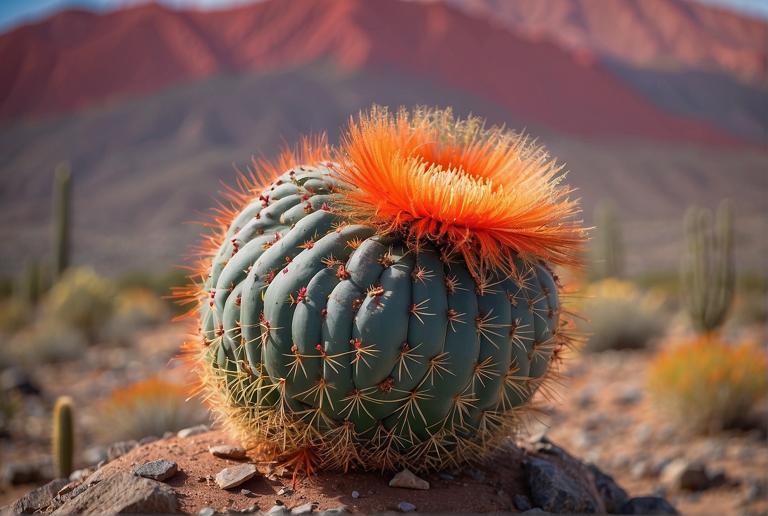 The Majestic Mexican Fire Barrel Cactus