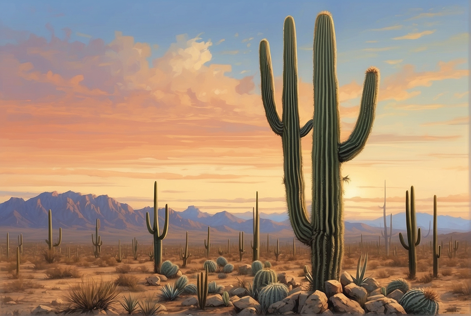 Adaptations of Saguaro Cactus in the Desert