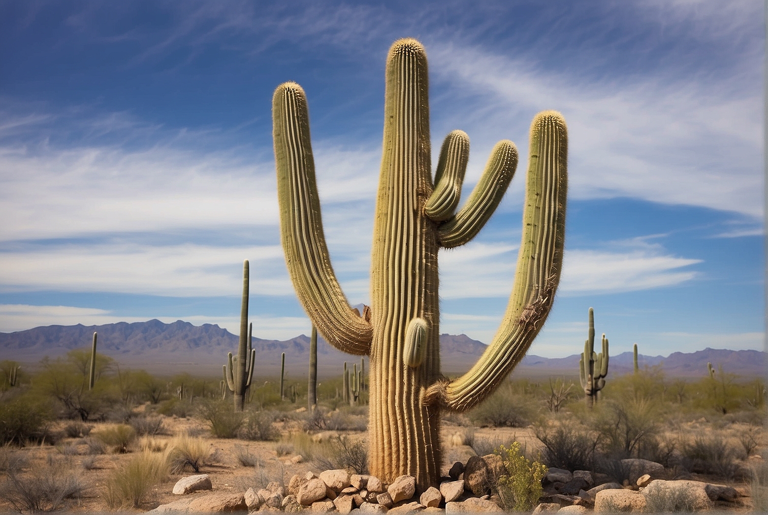 When Do Saguaro Cacti Develop Arms?