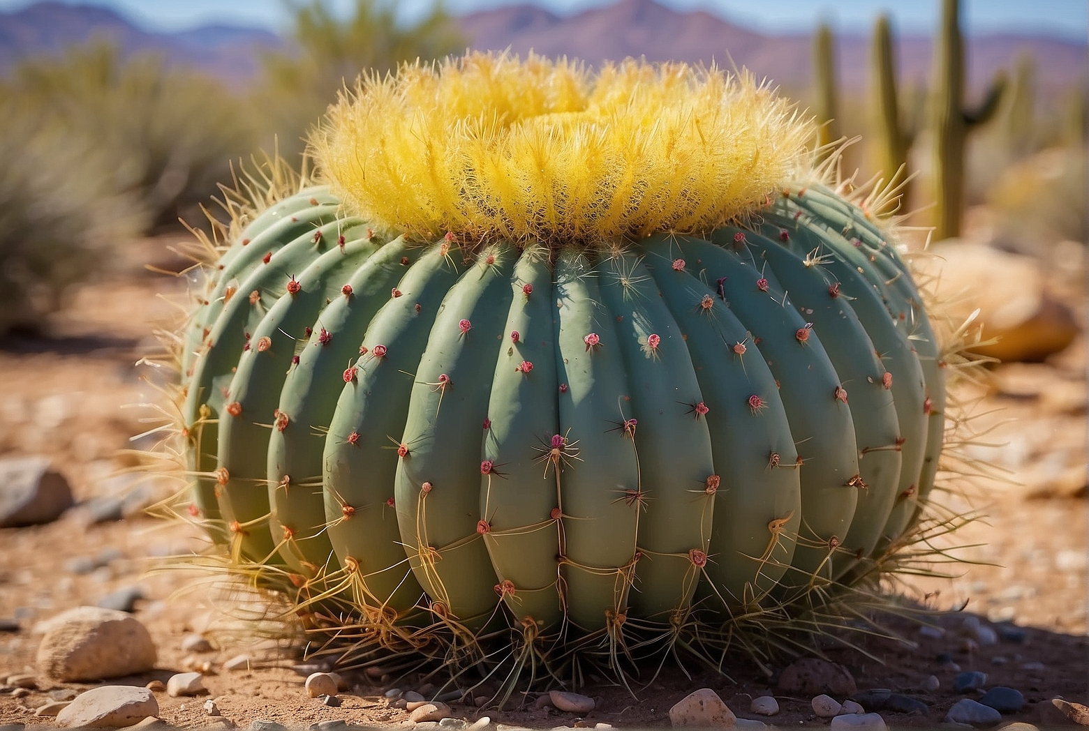 The Amazing Lemon Barrel Cactus