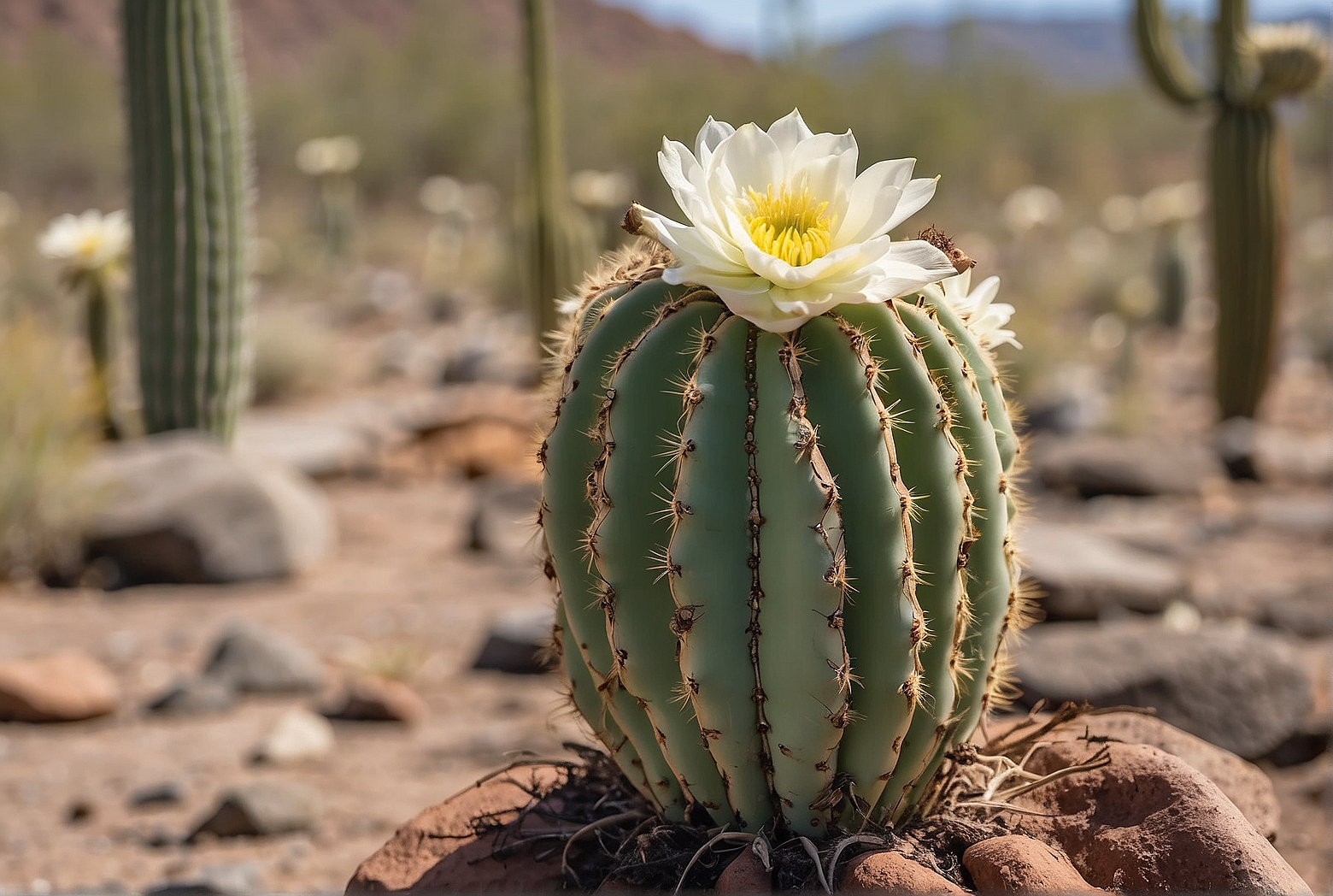 The Reproduction Process of Saguaro Cacti