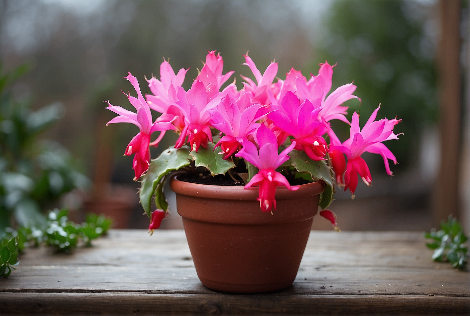 When to Bring in Your Christmas Cactus from Outside