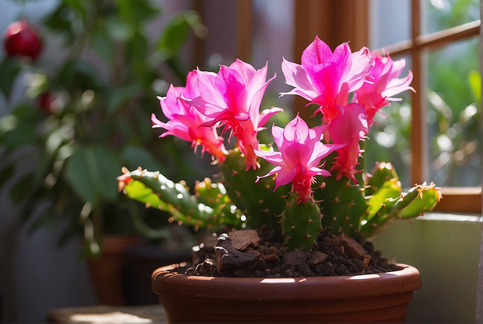 How to Measure the Sunlight Requirements of a Christmas Cactus
